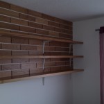 oak shelves